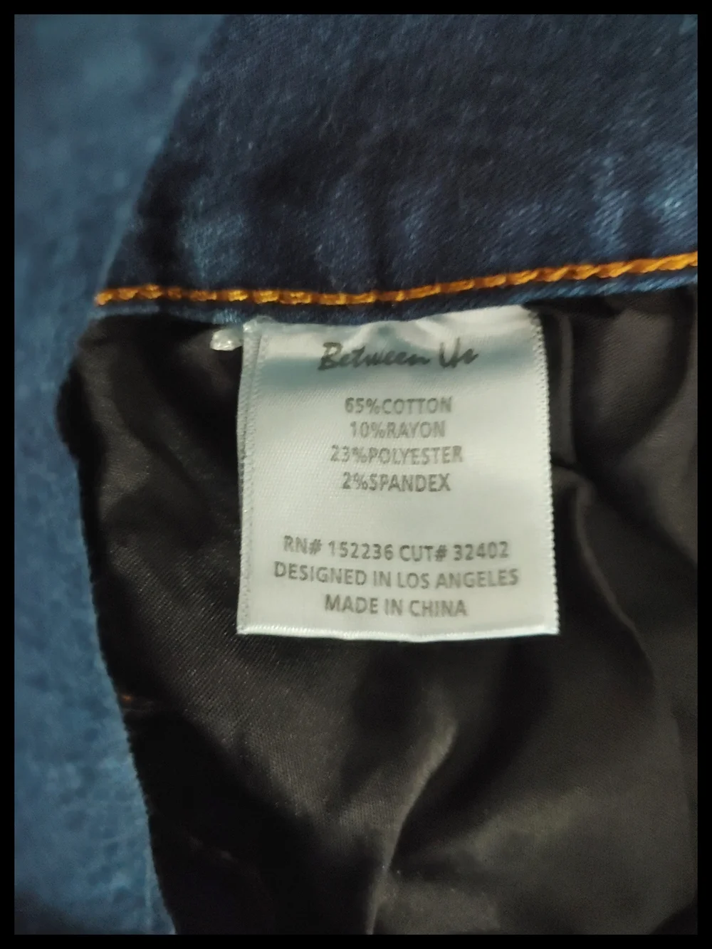 High-Rise Blue Women's Jeans - Picture 5 of 6
